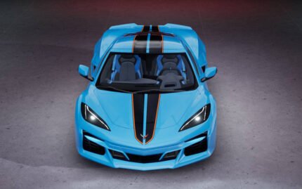 C8 Corvette full length Eray style dual racing stripes