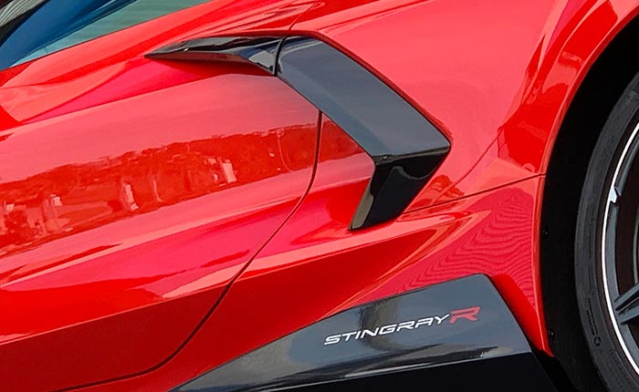 2020 - 2021 C8 Corvette Stingray R decal - many colors - VetteStripes.com