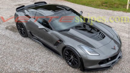 C7 Corvette Z06 C7R center stripes and option jake skull