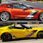 C7 Corvette Z06 C7R side stripes with flag option
