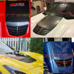 C7 Corvette Z06 stinger hood stripe