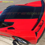 C7 Corvette stingray blackout cross bar and rear