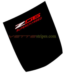 C7 Z06 stinger with supercharged logo style 2