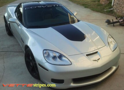 blade silver C6 Corvette Grand Sport with black Z06X stripe