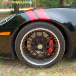 C6 Corvette Z06 Grand Sport red fender hash mark stripe