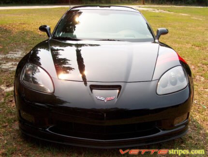 C6 Corvette Z06 Grand Sport red fender hash mark stripe