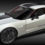 C6 Corvette Z06X hood stinger stripe