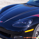 C6 Corvette Hood Spear Stripe 3 - fit standard C6's