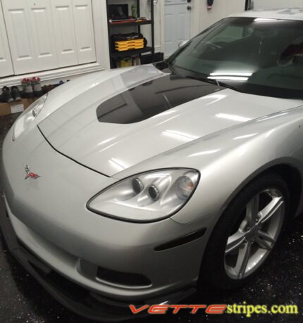 blade silver C6 Corvette Grand Sport with black Z06X stripe