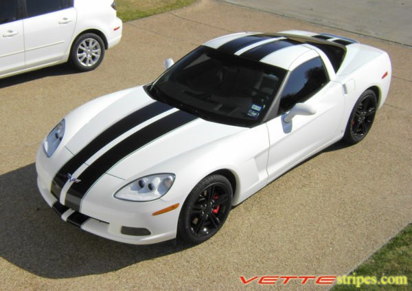 C6 Corvette Racing 2 Stripes - fit standard C6's - VetteStripes.com