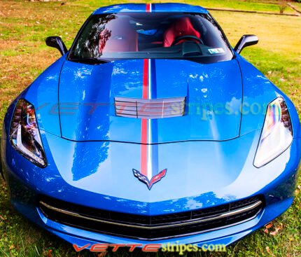 C7 Corvette Stingray Z06 Twilight edition stripes