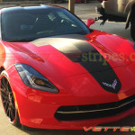 C7 Stingray Grand Sport Z06 ME1 Hood Stinger Stripes