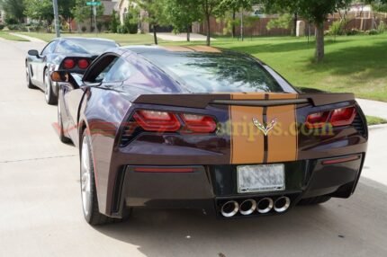 Black Rose C7 Stingray coupe with matte kalahari GM full racing 2