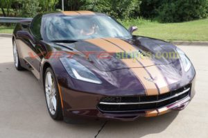 Black Rose C7 Stingray coupe with matte kalahari GM full racing 2