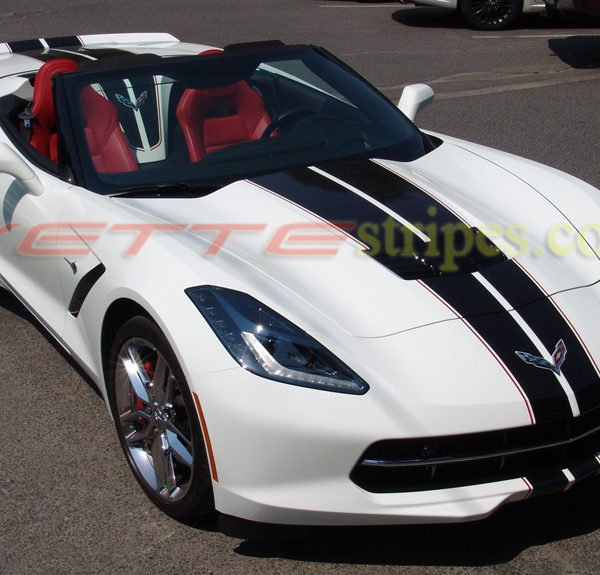 C7 Corvette Stingray, C7 Corvette Grand Sport GM Full Racing Stripe 2 ...