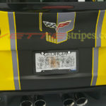 C6 Corvette rear bumper jake skull graphic