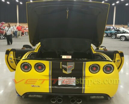 C6 Corvette rear bumper jake skull graphic