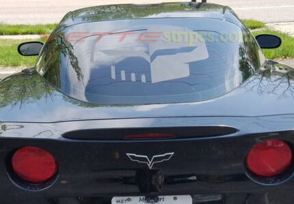 Corvette Racing C6 Jake Skull Logo Vinyl Sticker Decal – Choose Size 2 To 12 Inch