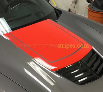 C7 Z06 with red stinger 2 and supercharged cutout