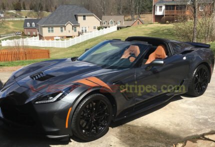 C7 Corvette Grand Sport with gloss kalahari grand sport hash marks Mike edition