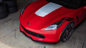C7 Corvette Grand Sport fender stripes (Press picture)