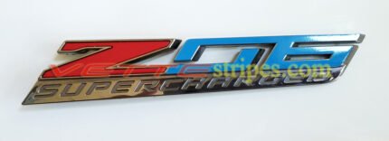 C7 Z06 fender emblem tension blue overlay