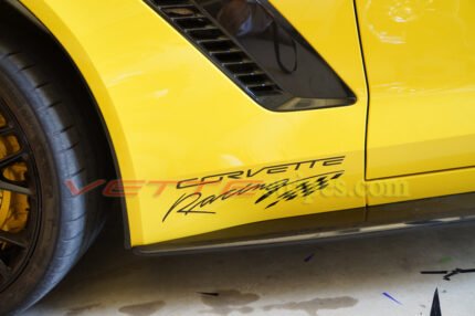 C7 Corvette side corvette racing decal