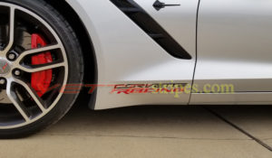 C7 corvette quarter panel Corvette Racing letter decal