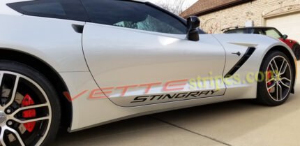 C7 Corvette Stingray door letter