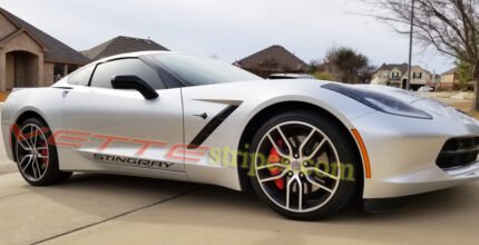 C7 Corvette Stingray door letter