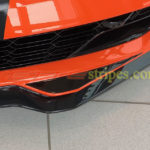 2018 Sebring Orange C7 Z06 with 3M 1080 carbon flash front bumper fang