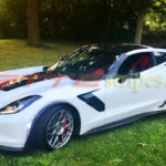 C7 Corvette Stingray Side vent spear stripe extension
