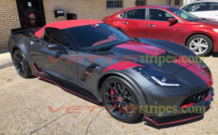 C7 Corvette grand sport with pinstripes