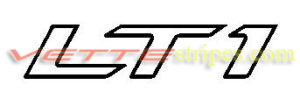 C7 Stingray Grand Sport LT1 letter emblem decals
