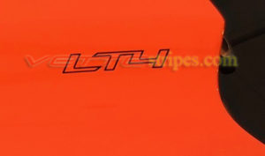 C7 Z06 LT4 letter emblem decals
