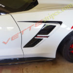 C7 corvette grand sport side spear in 3M 1080 carbon flash