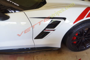 C7 corvette grand sport side spear in 3M 1080 carbon flash