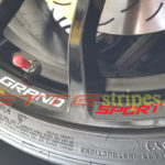 C7 Corvette Grand Sport wheel sticker decal