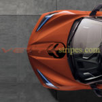 C8 Corvette Stingray hood jake stripe