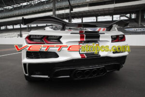 2023 C8 Corvette 70th Anniversary stripes edition