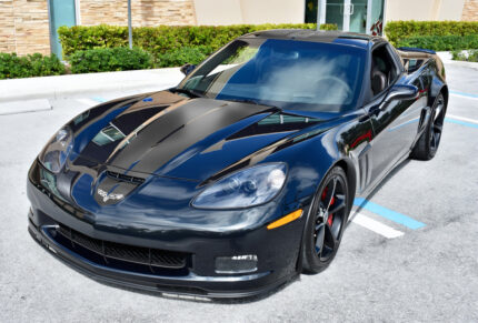 C6 Corvette Centennial Edition stripes in 3M 2080 satin black