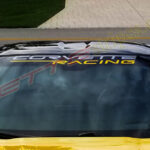 C6 Corvette Racing windshield script decals