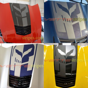 C7 Corvette jake skull hood decal stripe graphic
