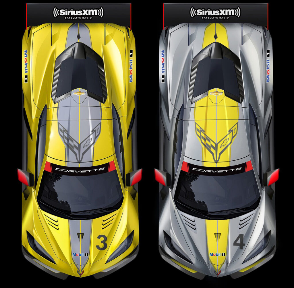 Stick C7 Racing C7 Corvette Side Spear 3 decal graphic fit all C7's - Vettestripes
