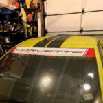 C8 Corvette C8R style Corvette windshield script