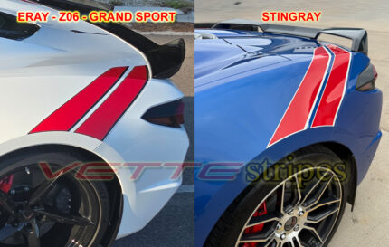 C8 Corvette Grand Sport Rear Heritage Hash Marks