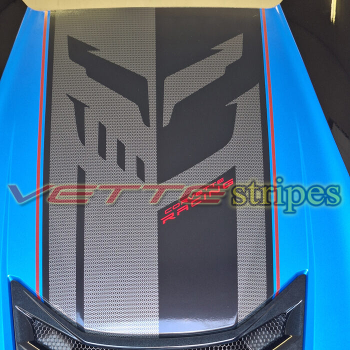 C8 Corvette HTC OEM alike rear jake stripes