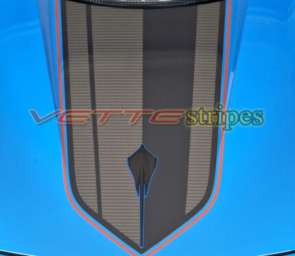 C8 Corvette HTC OEM alike rear jake stripes