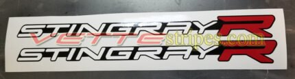 C8 Corvette OEM alike stingray R decals in 3 colors