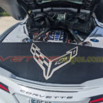 C8 Corvette Standalone Flag Emblem in Oracal 970RA matrix gray